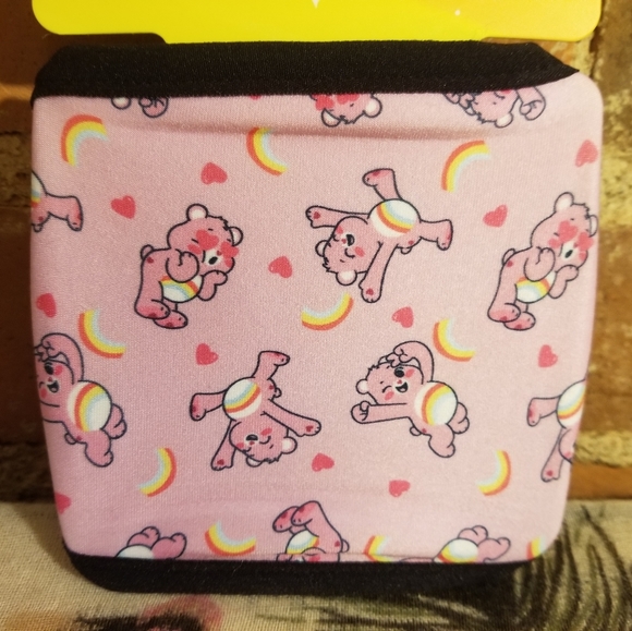 CARE BEARS KIDS FABRIC FACE MASK UNLOCK THE MAGIC PINK CHILDRENS GIRL CARTOON - Picture 2 of 7